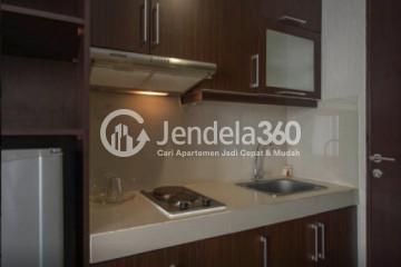 Kitchen Studio Apartment with City View at Atria Residence Paramount