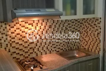 Kitchen 1BR Apartment with City View at Kalibata City Apartment