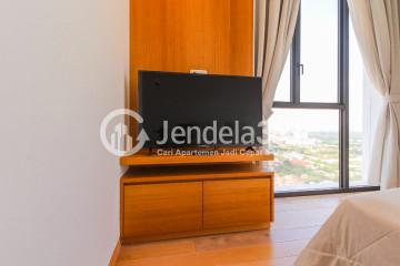 Bedroom 1 High Floor 3BR Apartment with City View at Izzara Apartment