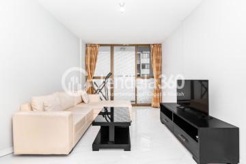 Living Room Taman Rasuna Apartment 1BR Fully Furnished