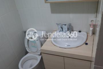 Bathroom Well Furnished 1BR Apartment Low Floor with City View at Tamansari Semanggi Apartment