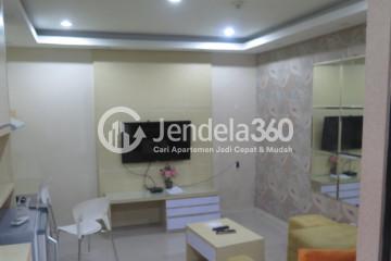 Living Room Well Furnished 1BR Apartment Low Floor with City View at Tamansari Semanggi Apartment