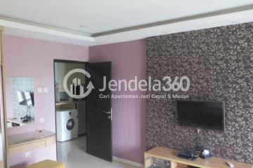 Living Room Well Furnished 1BR Apartment Low Floor with City View at Tamansari Semanggi Apartment