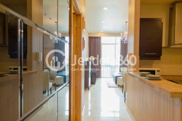 Kitchen Excellent 2BR Apartment Low Floor with City View at Senayan Residence