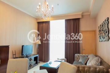 Living Room Excellent 2BR Apartment Low Floor with City View at Senayan Residence