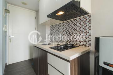 Kitchen Affordable Studio Apartment Near Binus University at The Springlake Summarecon