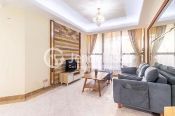 Living Room Taman Rasuna Apartment 3BR Fully Furnished