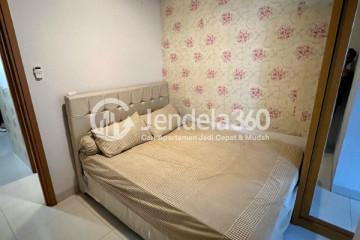 Bedroom Modern 1BR Apartment Middle Floor with City View at The Mansion Kemayoran Bougenville