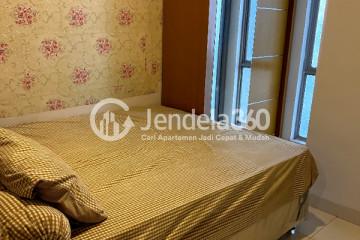 Bedroom Modern 1BR Apartment Middle Floor with City View at The Mansion Kemayoran Bougenville