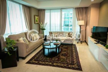 Living Room 3BR Kemang Village Apartment at Tower Tiffany