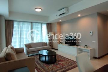 Living Room 3BR Kemang Village Apartment at Tower Tiffany