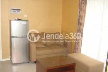 Living Room Strategic Location 2BR Apartment Middle Floor with City View at Cosmo Terrace - Jakarta Residence Thamrin City