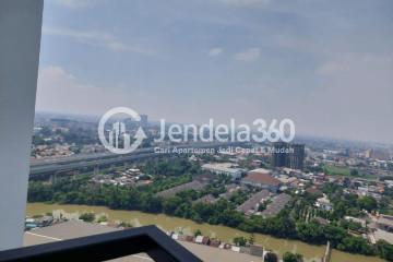 Balcony Modern Studio Apartment High Floor with City View at Thamrin District Bekasi