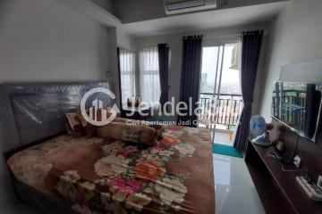 Bedroom Modern Studio Apartment High Floor with City View at Thamrin District Bekasi