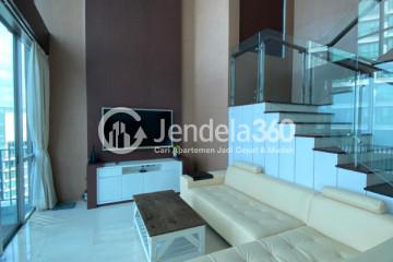 Living Room Kemang Village Apartment 3BR Fully Furnished