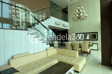 Living Room Kemang Village Apartment 3BR Fully Furnished