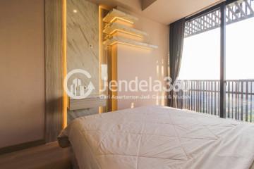 Bedroom Middle Floor 1BR Apartment with City View at Fatmawati City Center Apartment