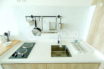 Kitchen 1BR Tree Park BSD Apartment at High Floor