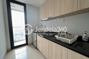 Kitchen 2BR Apartment with City View at Southgate Residence