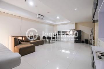 Living Room The Mansion Kemayoran Jasmine 2BR Tower Dorada
