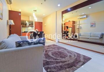 Living Room Thamrin Residence Apartment 2BR Executive City Home View City