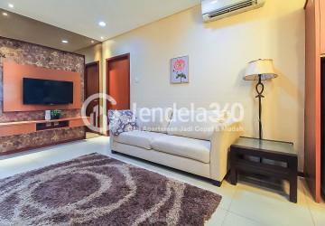 Living Room Thamrin Residence Apartment 2BR Executive City Home View City