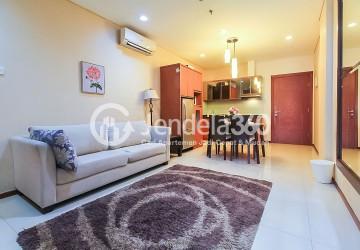 Living Room Thamrin Residence Apartment 2BR Executive City Home View City