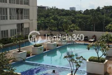 Balcony Excellent Studio Apartment Low Floor with City View at Taman Melati Margonda Apartment