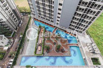 Balcony Pacific Garden Apartment Studio Fully Furnished