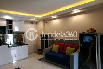 Living Room 3BR Apartment with City View at Bassura City Apartment