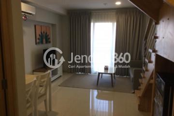 Living Room Maqna Residence 2BR Fully Furnished