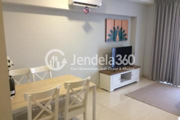 Living Room Maqna Residence 2BR Fully Furnished