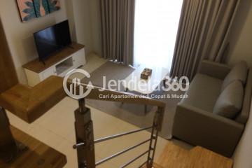 Living Room Maqna Residence 2BR Fully Furnished