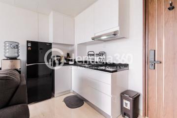 Kitchen Peaceful 1BR Apartment with City View, Close to TB Simatupang at Southgate Residence