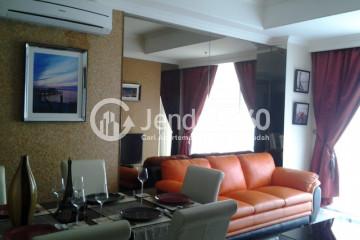 Living Room 2BR Apartment with City View at Kuningan City (Denpasar Residence)