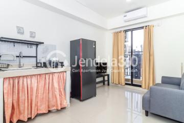 Kitchen 2BR Apartment with City View at Meikarta Apartment