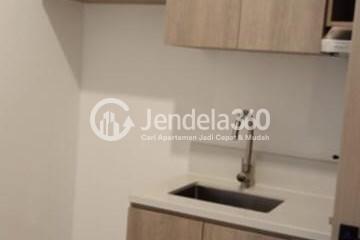 Kitchen Middle Floor 2BR Apartment with Swimming Pool View at Fatmawati City Center Apartment