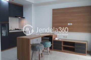 Living Room 3BR Apartment with City View at M Town Residence Serpong