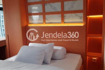 Bedroom Trendy Studio Apartment Middle Floor with Swimming pool View at Chadstone Cikarang