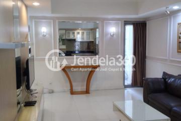 Living Room 2BR The Mansion Kemayoran Jasmine Apartment at High Floor