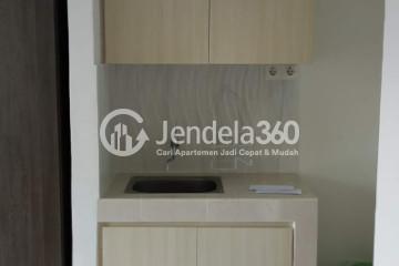 Kitchen Middle Floor Studio Apartment with City View at Sentul Tower Apartment