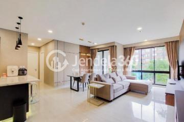 Living Room 1BR Apartment with City View at Lloyd Alam Sutera Apartment