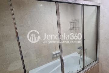 Bathroom Trendy 2BR Apartment Middle Floor with GBK View at Sudirman Mansion Apartment