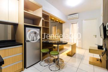 Living Room Stunning 3BR Apartment Middle Floor with City View at The Springlake Summarecon