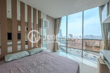 Bedroom Well Furnished 1BR Apartment Middle Floor with City View at GP Plaza Apartment