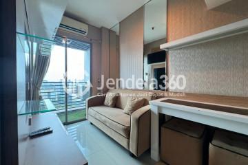 Living Room Well Furnished 1BR Apartment Middle Floor with City View at GP Plaza Apartment