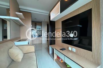 Living Room Well Furnished 1BR Apartment Middle Floor with City View at GP Plaza Apartment