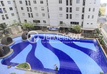 Balcony Relaxed 2BR Apartment at Bassura City Apartment Tower Geranium