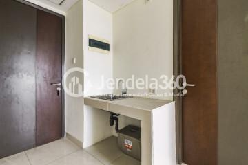 Kitchen 2BR Apartment with City View at Chadstone Cikarang