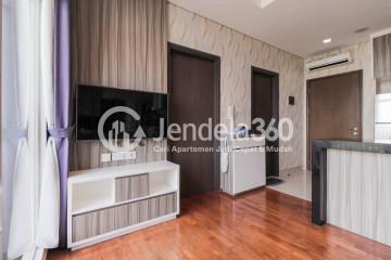 Living Room Ciputra International Puri 1BR View Pool